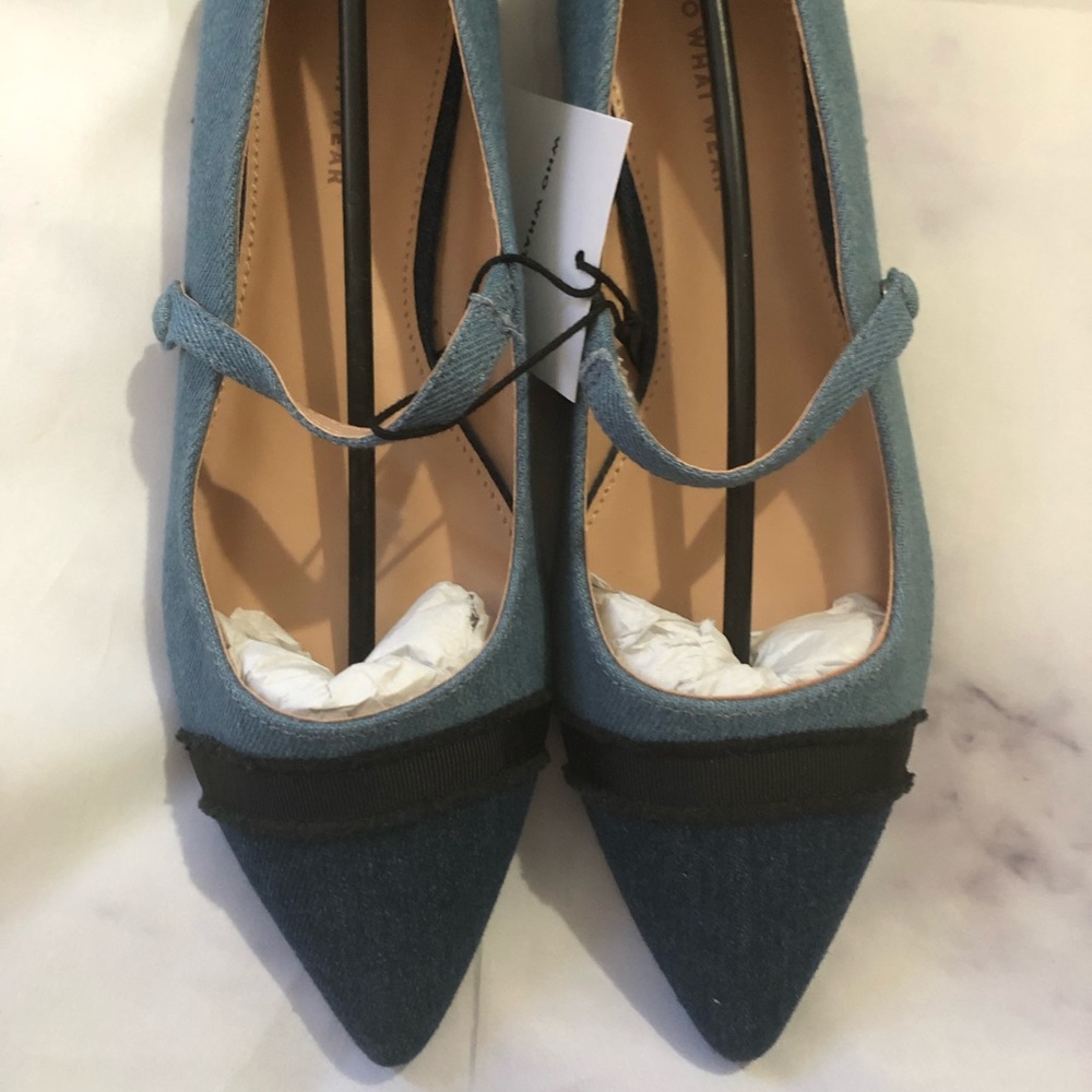 NEW SIZE 8.5 women Nellie flats WHO WHAT WEAR - Picture 4 of 4